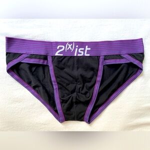 2xist men’s briefs size large purple black